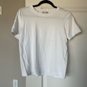 White Zara Tee